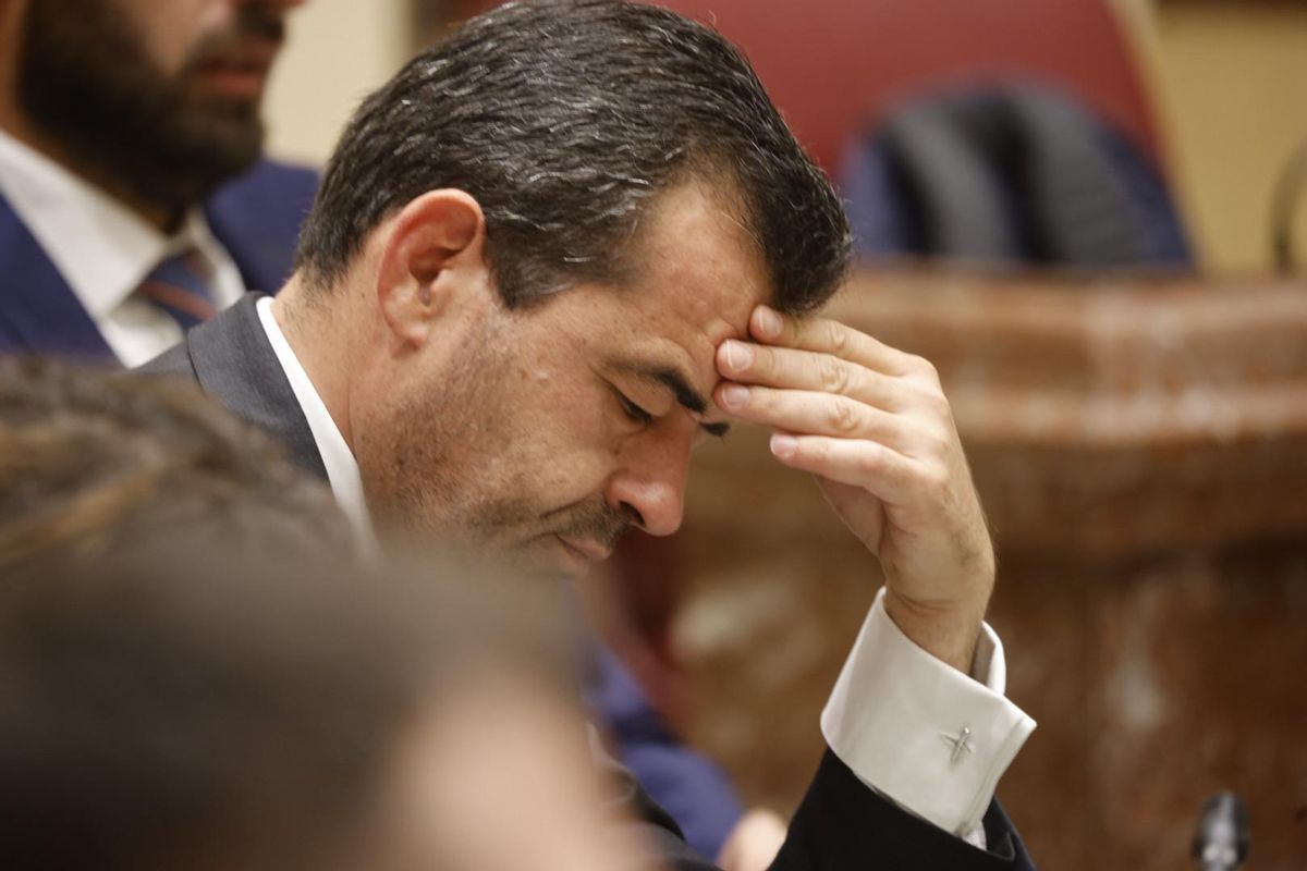 Rubén Martínez Alpañez, del Grupo Parlamentario Vox, este viernes en la Asamblea.