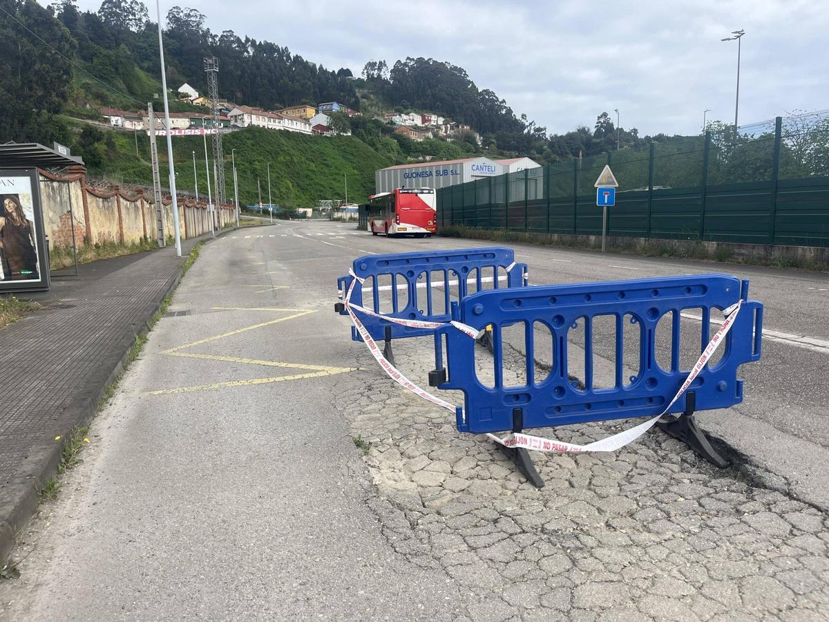 Las mejoras en caminos del barrio gijonés de El Muselín, en imágenes