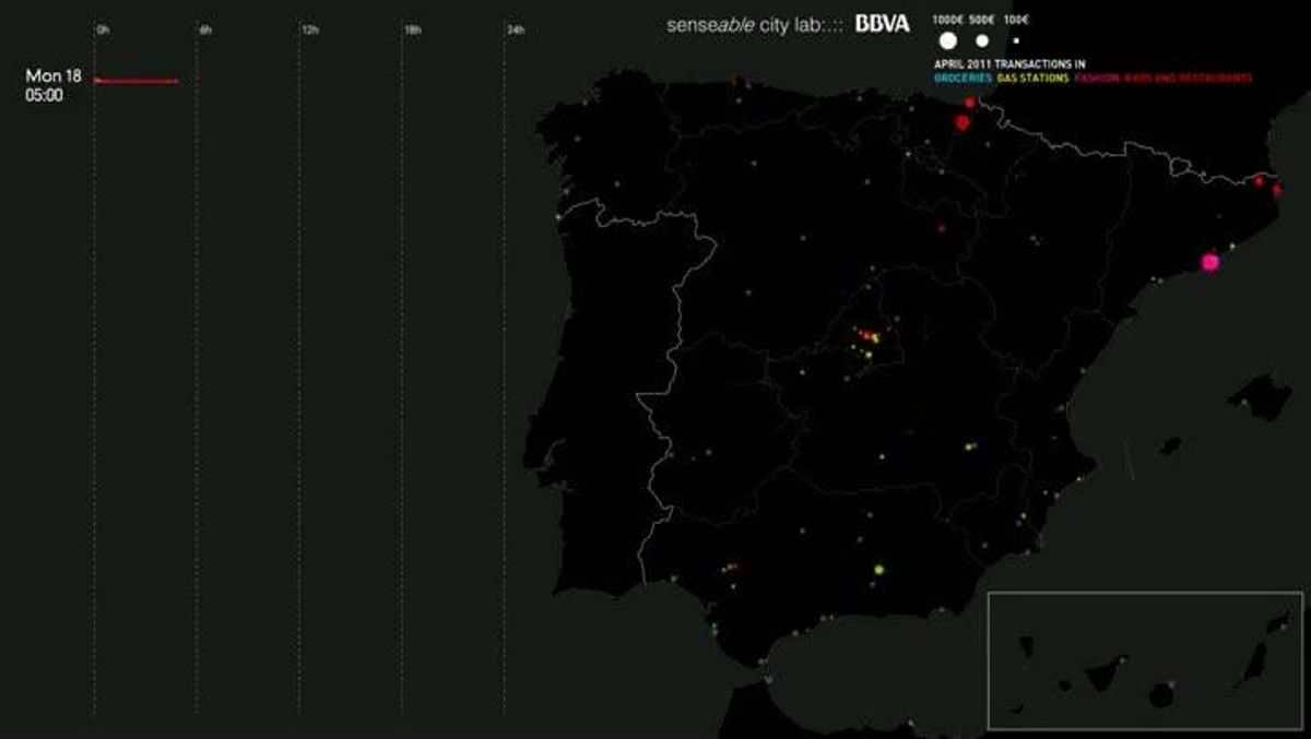 Transaccions financeres a Espanya per Setmana Santa 2011.