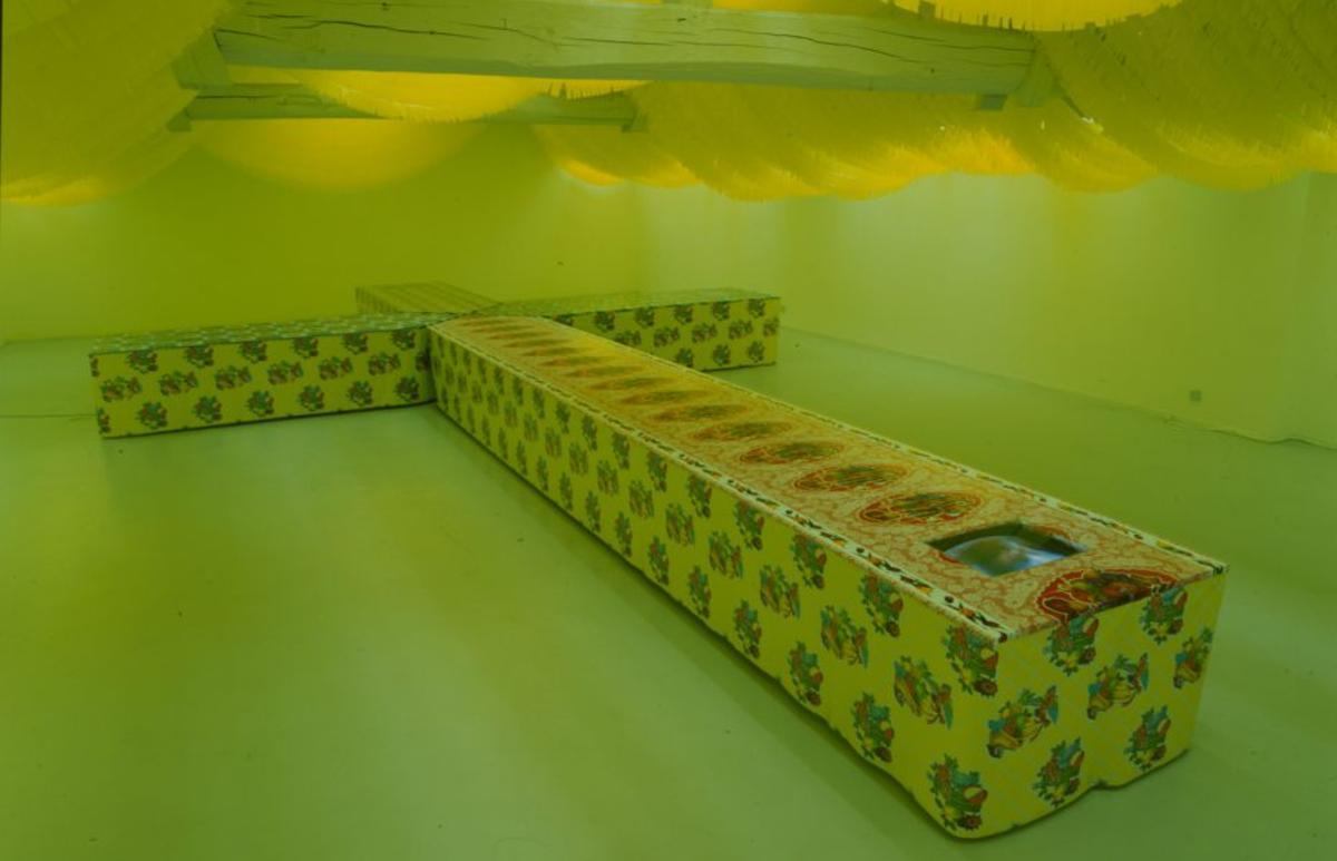 Una mesa transformada en altar en el proyecto Barcelona-Filipinas. | ARCHIVO FOOD CULTURA