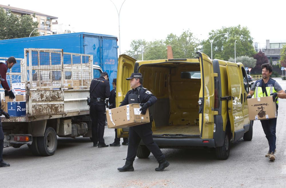 Operación policial en Burjassot