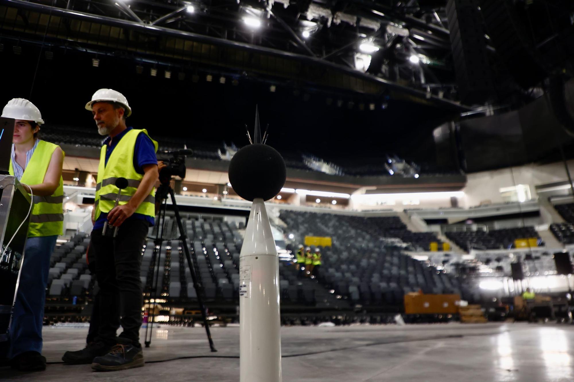 Cada vez más cerca: Primeras pruebas de sonido en el Roig Arena