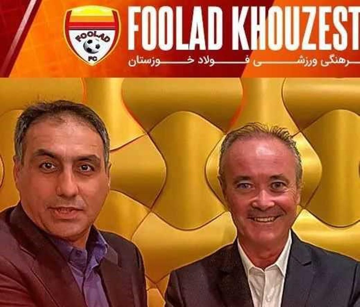 El anuncio oficial del fichaje de JIM por el Foolad FC.