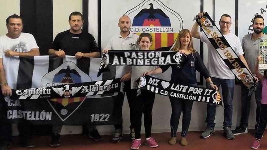 Las peñas del Castellón celebran el 97º aniversario del club con la ‘Gran Festa Albinegra’