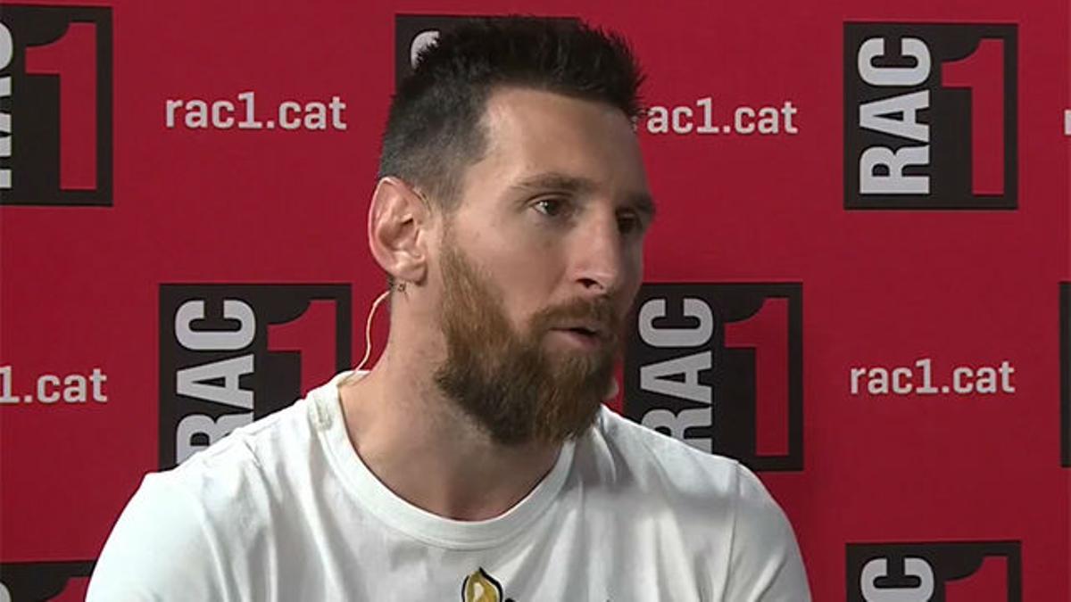 Messi: "Siempre tuvimos un proyecto ganador y si no ganamos Champions fue culpa nuestra"