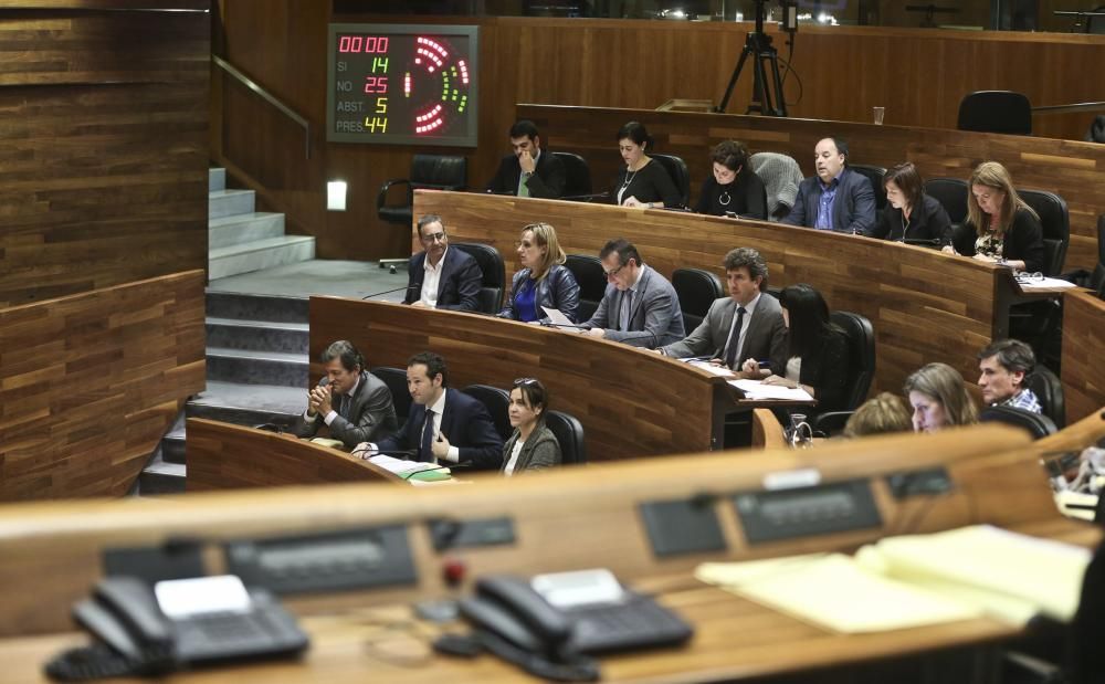 Debate de orientación política en la Junta del Principado