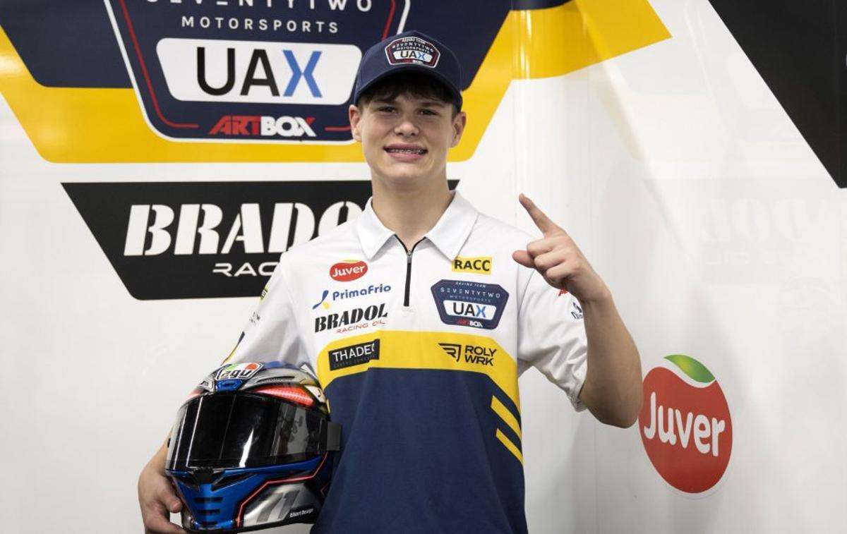 Carlos Cano, segundo en la general de Moto3. | L.O.