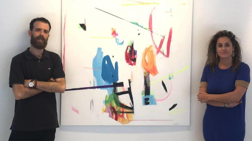 La pintura abstracta de Lorenzo Martínez se exhibe en Gabriel Vanrell