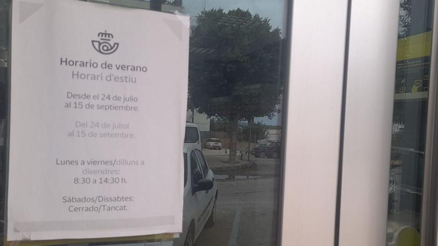 La oficina de Correos en Formentera continúa sin abrir por las tardes