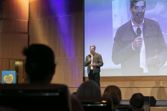 02.02.19. Las Palmas de Gran Canaria. Presentación de la candidatura de Unidos por Gran Canaria y Coalición Canaria para las elecciones de Mayo/19.  Infecar. Foto Quique Curbelo