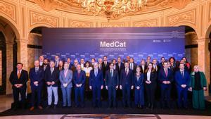 Los participantes en la reunión entre regiones mediterráneas.