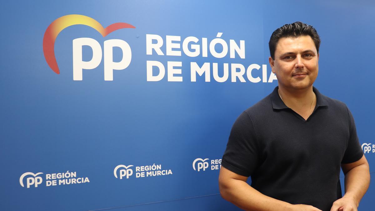 El secretario general del Partido Popular de la Región de Murcia, José Miguel Luengo