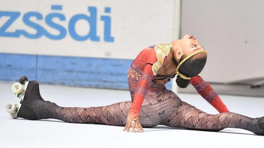 María Gordón, entre las mejores de la Copa del Mundo de patinaje artístico