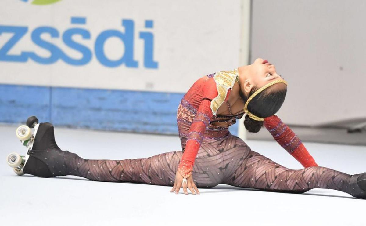 Maria Gordon María Gordón, entre las mejores de la Copa del Mundo de patinaje artístico
