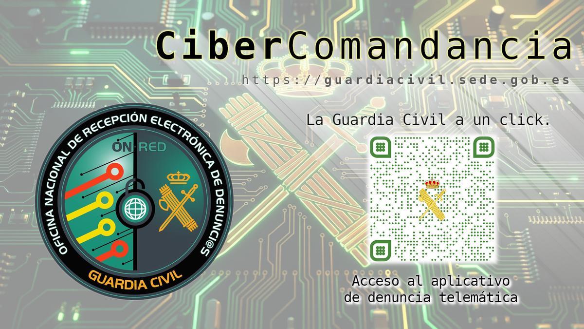 Imagen de la Cibercomandancia de la Guardia Civil.
