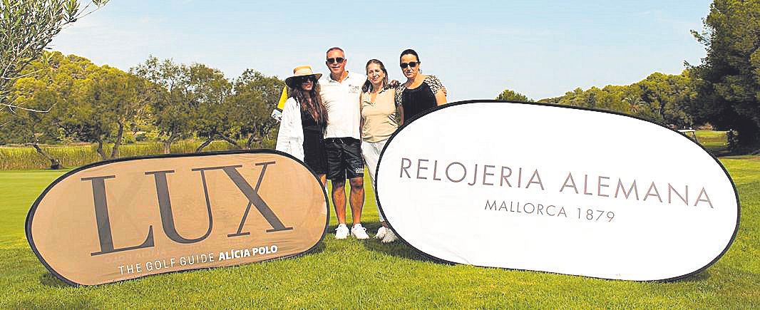 Jerome Meneses, Jorge Inchausti, Alicia Polo y Natalia López, de la Llave de Oro Mallorca.
