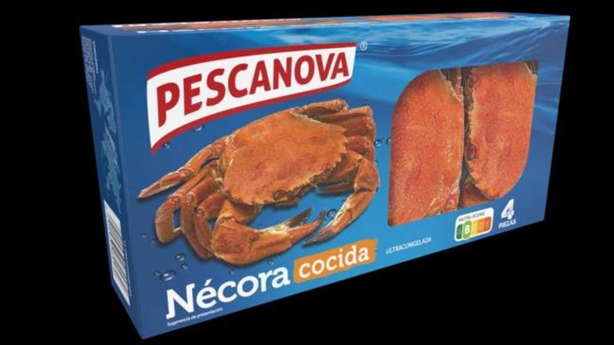 Paquete de nécoras de Pescanova