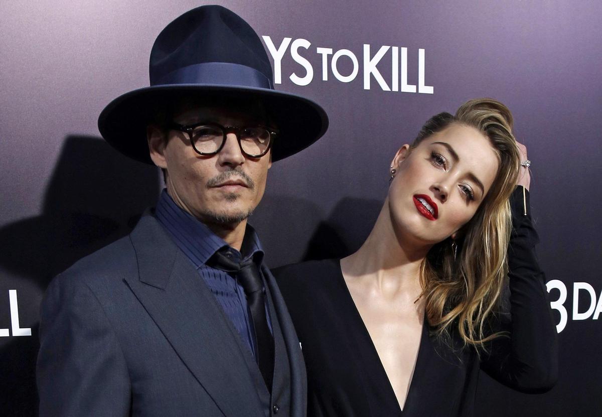 Johnny Depp y Amber Heard, en una foto de archivo.