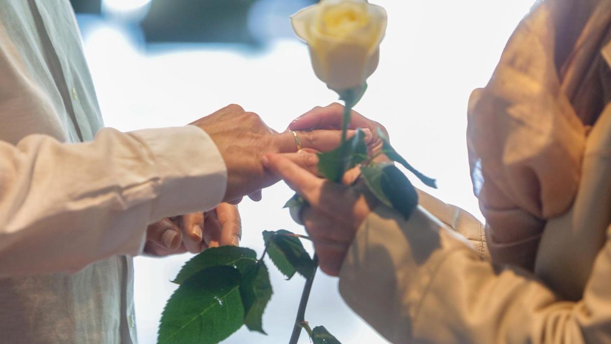 Imagen de archivo de una boda.