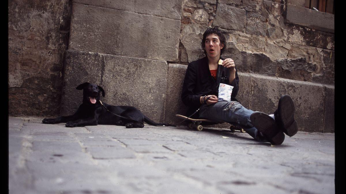 Boulala, en modo reposo durante sus años como skater.