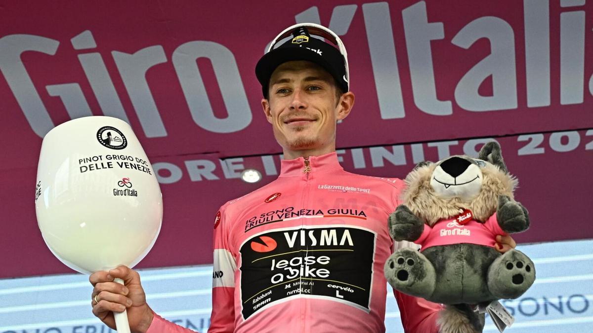 Jonas Vingegaard, líder del Giro de Italia