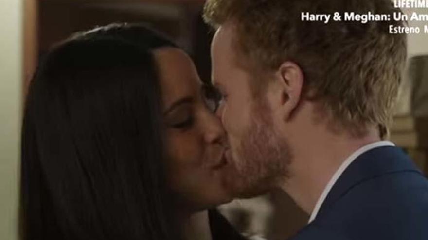 Una escena de &#039;Harry y Meghan: Un romance real&#039;.