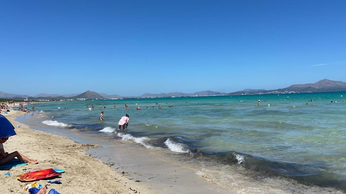 Ein Abschnitt der Playa de Muro war wegen schlechter Wasserqualität gesperrt worden.