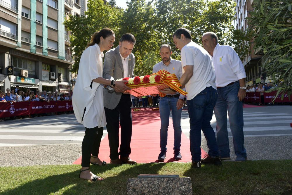 Cinquanta-dues entitats, dues més que l'any passat, participen a Manresa en una Diada «diferent»