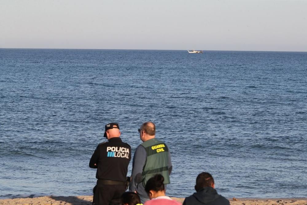 Las imágenes del accidente aéreo en La Manga