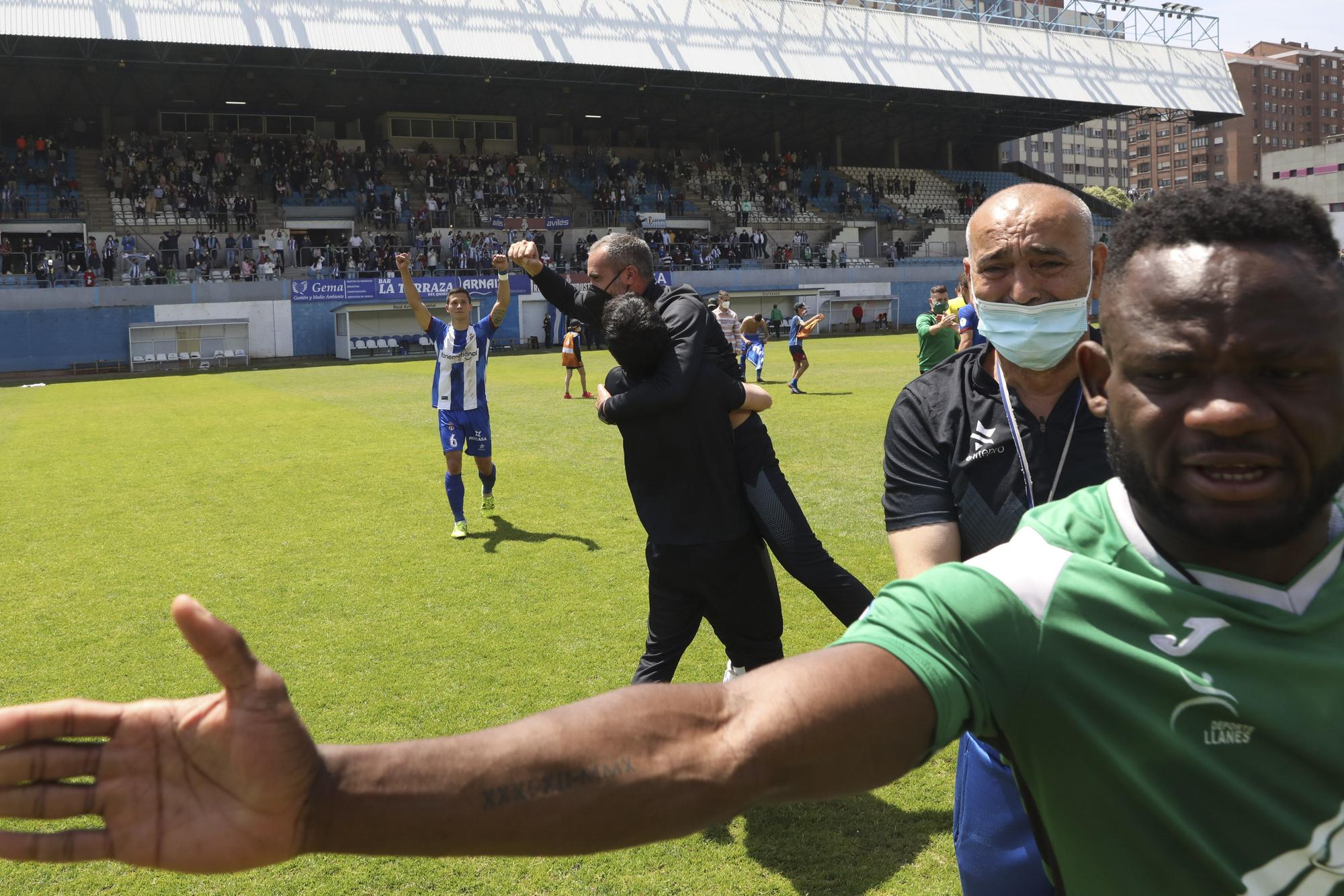 La celebración del Real Avilés, en imágenes