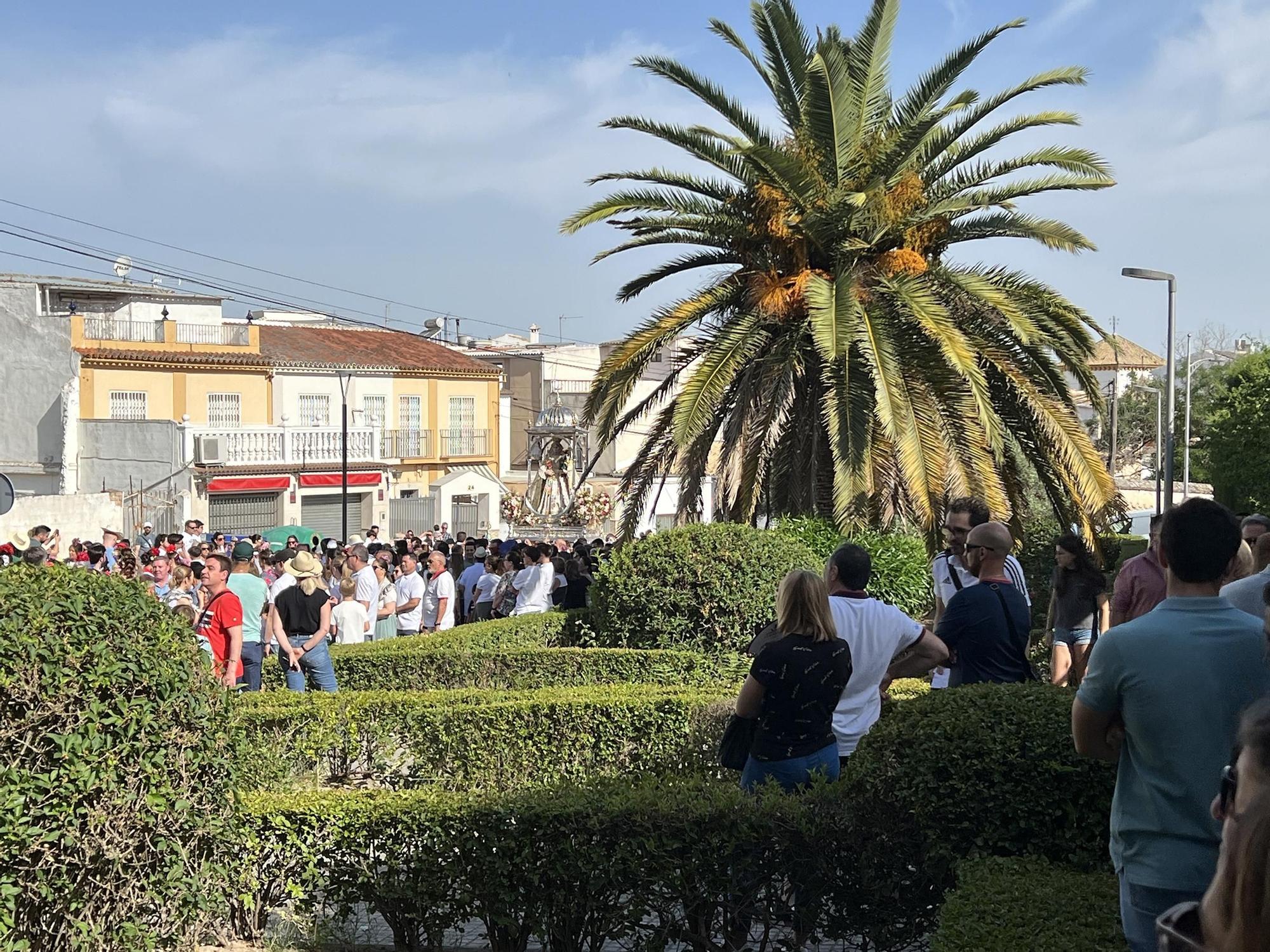 La Virgen de Araceli de Lucena regresa a su Santuario en la Romería de Subida
