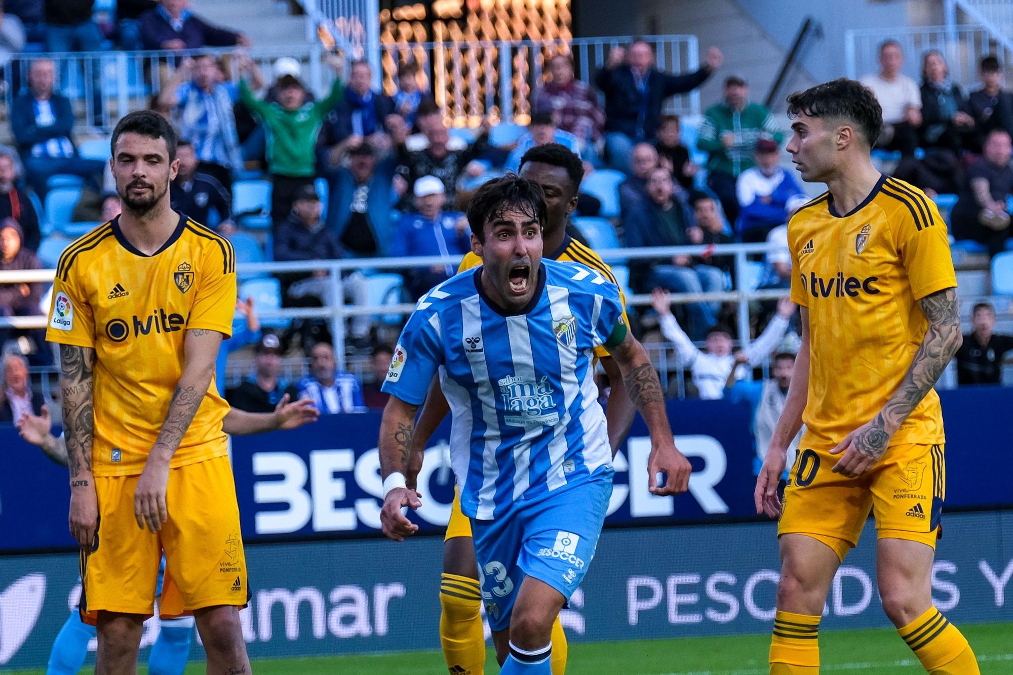 LaLiga SmartBank | Málaga CF - SD Ponferradina, en imágenes