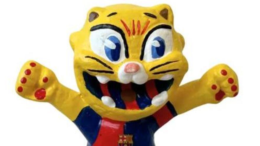 El caganer de la mascota CAT.