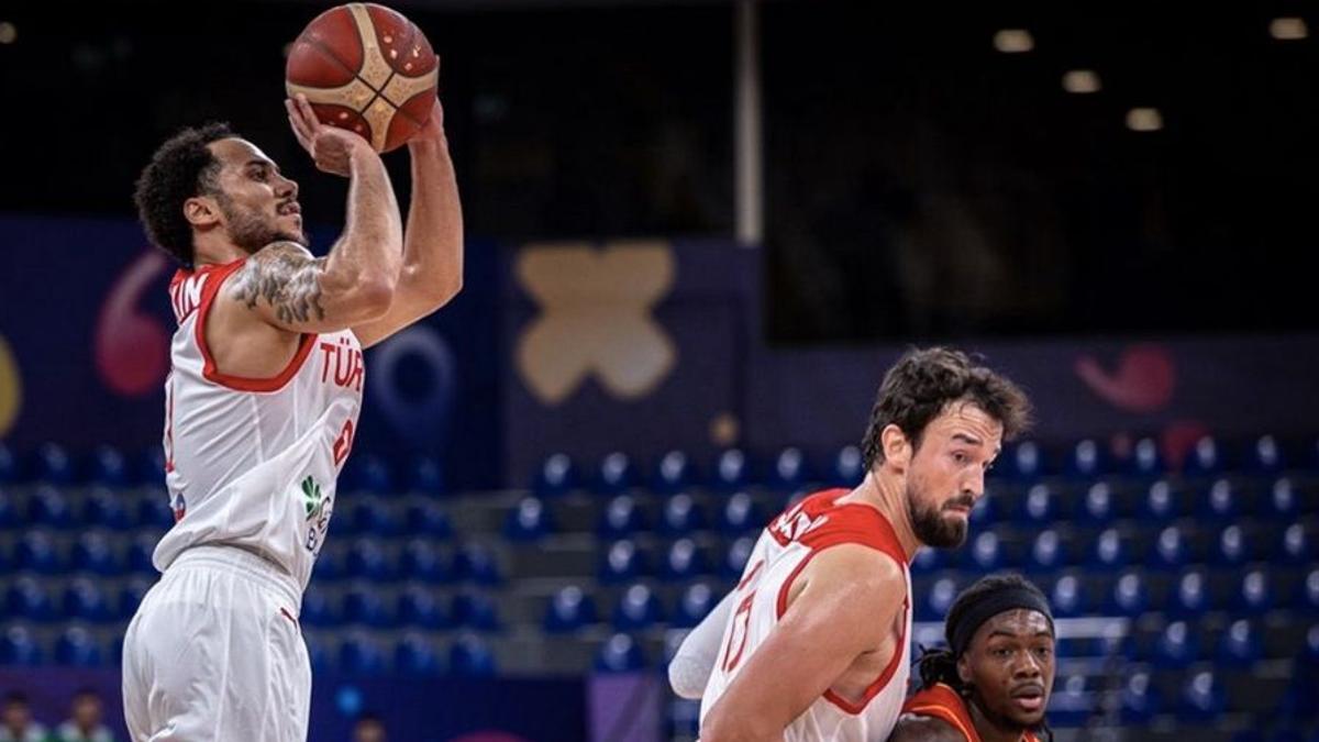 Imagen del encuentro del Eurobasket entre Georgia y Turquía.