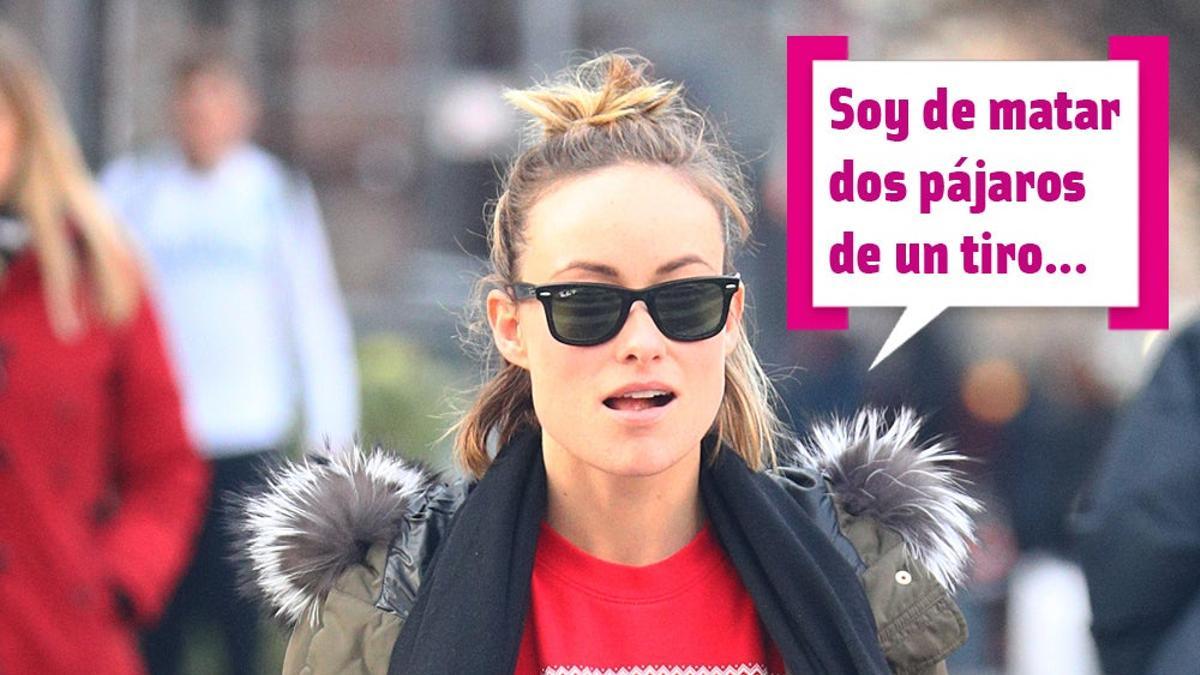 Olivia Wilde reparte a diestro con su jersey navideño