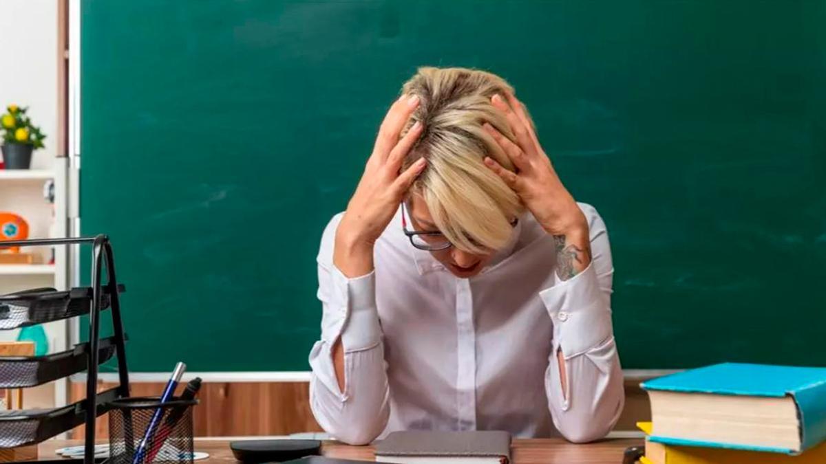 ¡Ay, el profesor quemado!