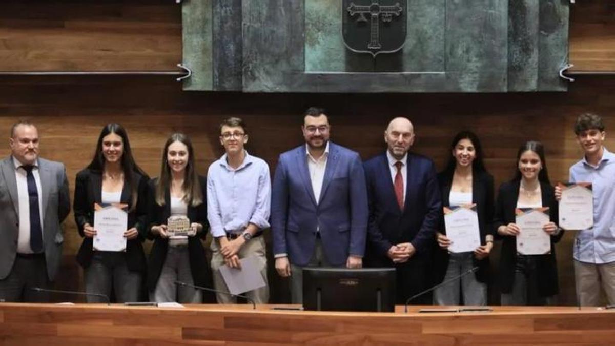 La entrega de premios en la Junta