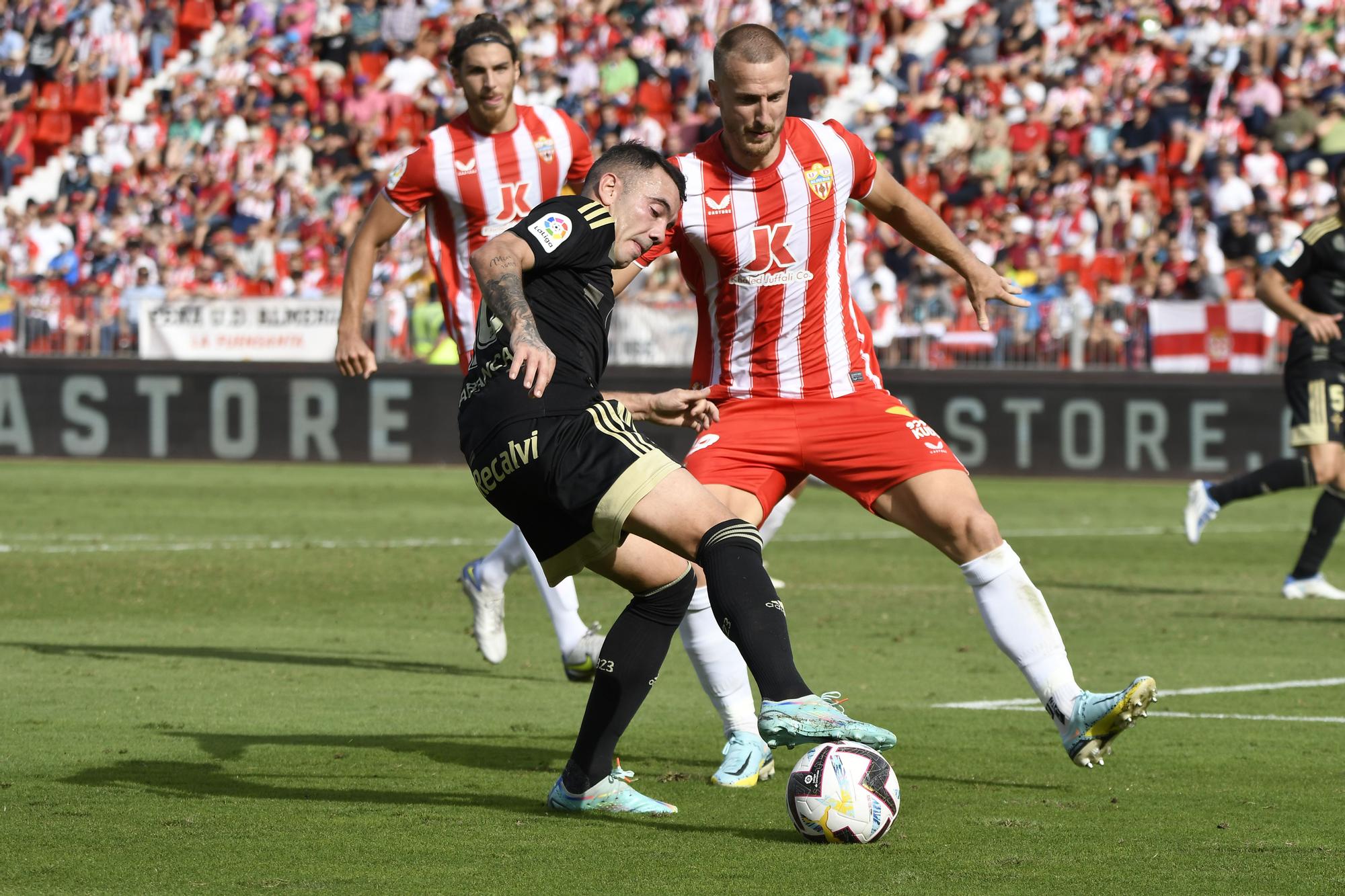 Las mejores imágenes del encuentro entre el Almería y el Celta