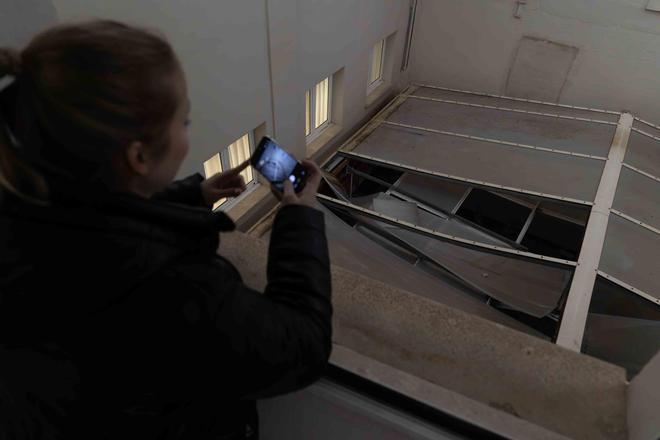 El temporal daña el techo del Museo de Hogueras y afecta a piezas históricas