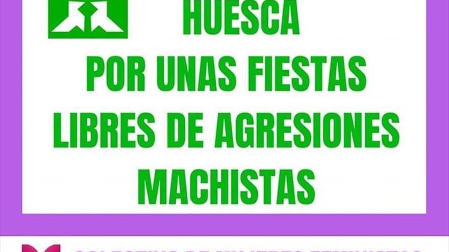 Huesca se une contra el acoso en las fiestas