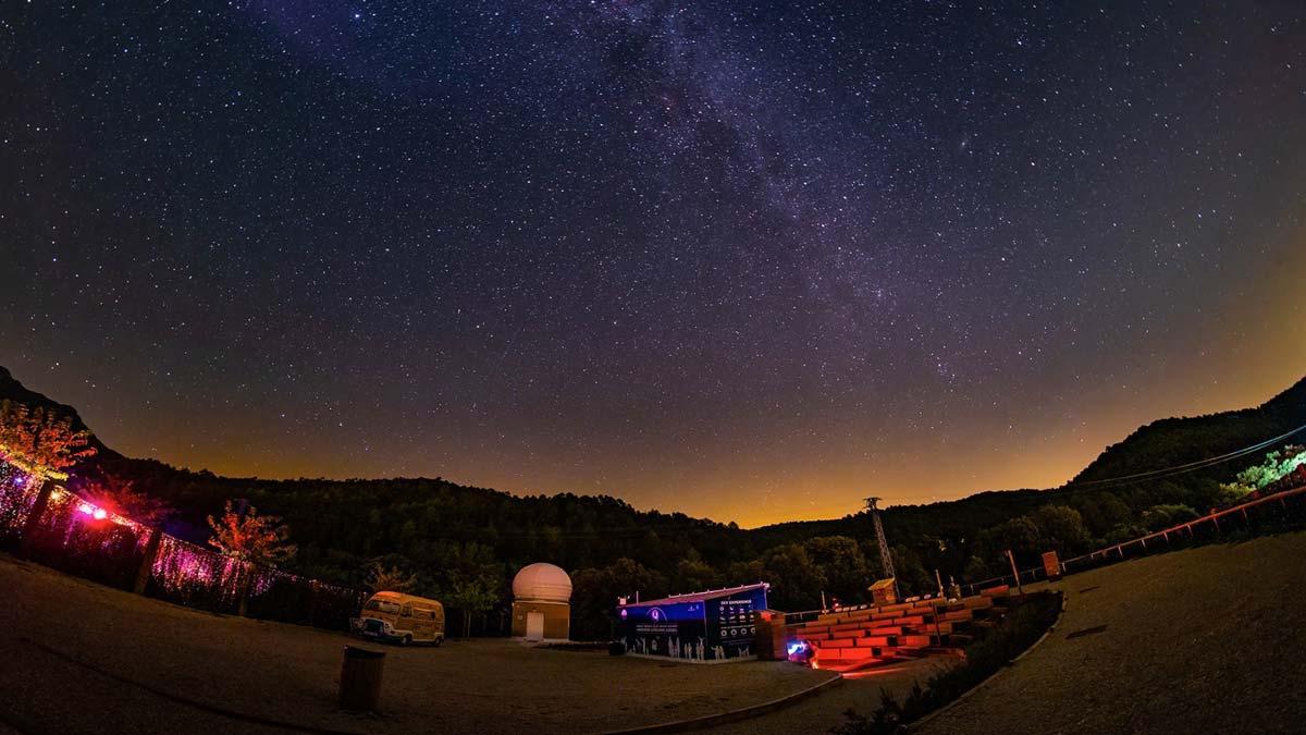 Vídeo timelapse de las Perseidas.