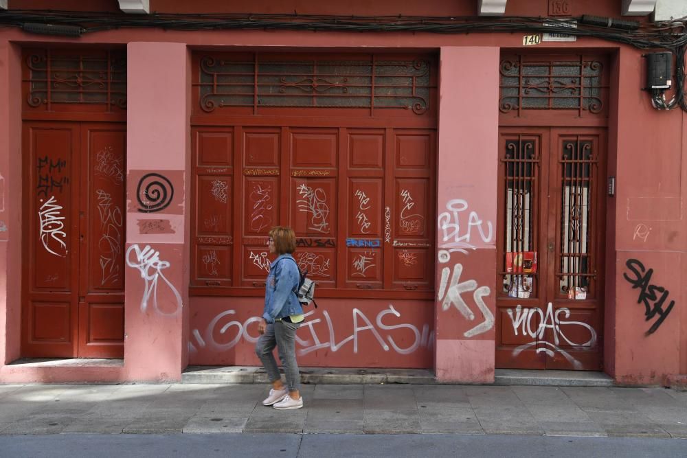 Pintadas de COAS en A Coruña