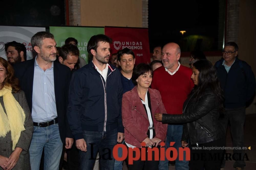 Noche electoral en la sede de Unidas Podemos