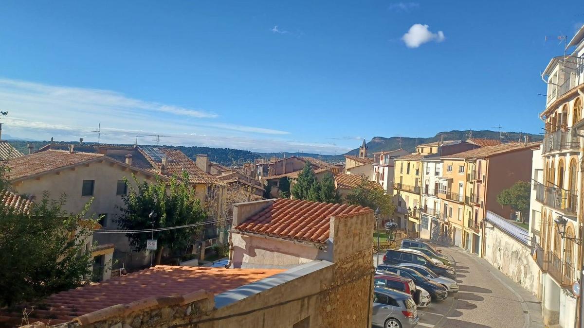 Zona de la Pietat, al barri vell de Berga