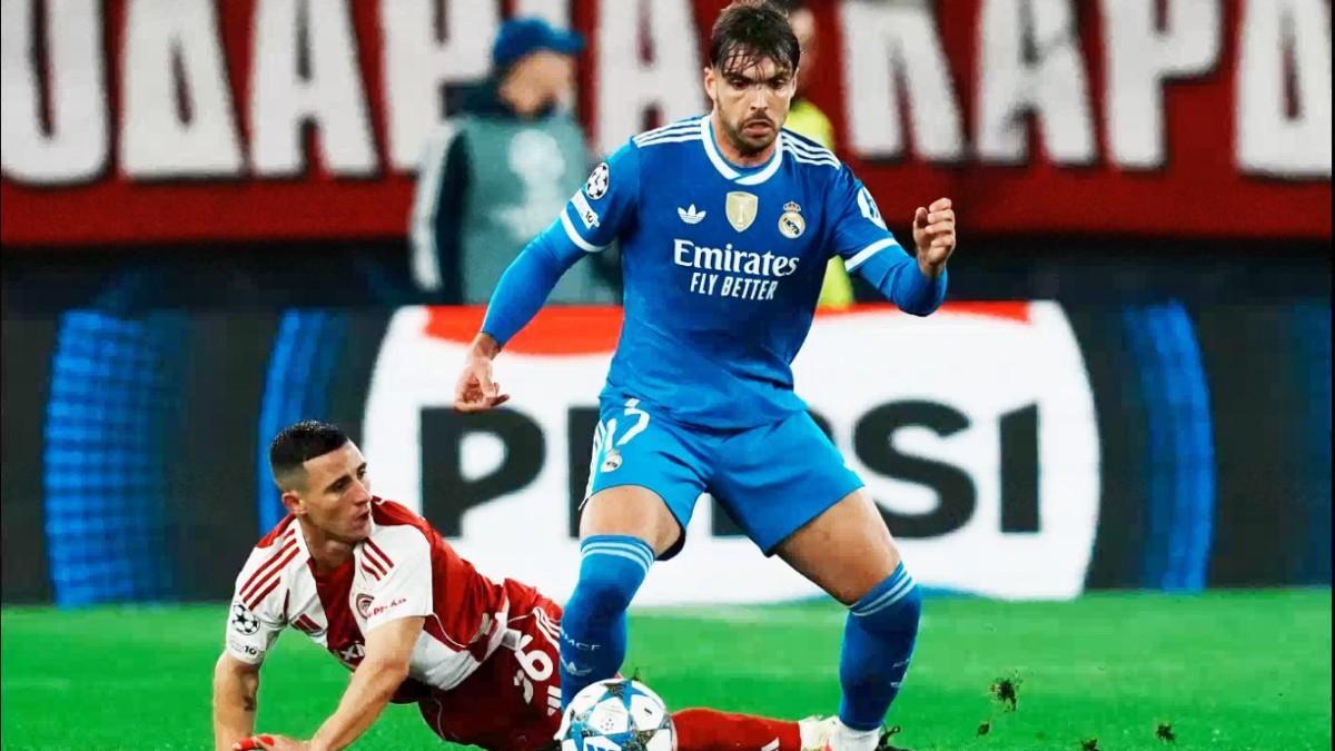 Asencio, el único central sano del Madrid en Atenas, también se retiró lesionado