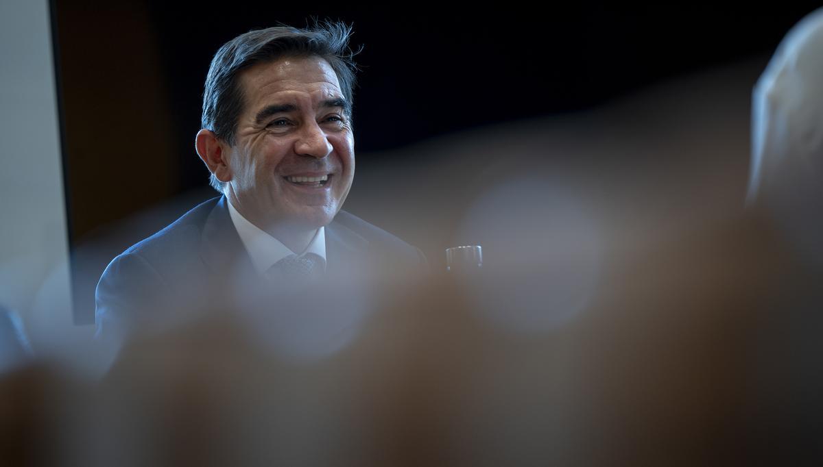 El presidente del BBVA, Carlos Torres, en entrevista concedida a El Periódico.