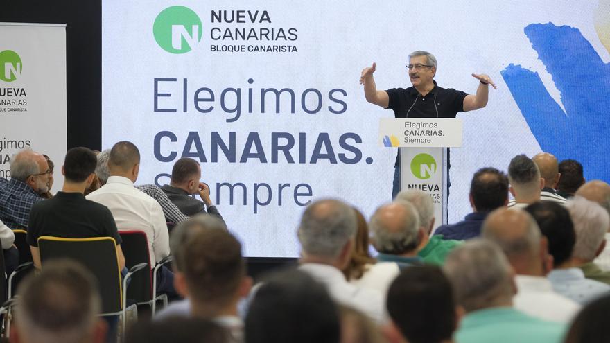 Rueda de prensa de Nueva Canarias-Bloque Canarista (NC-BC)