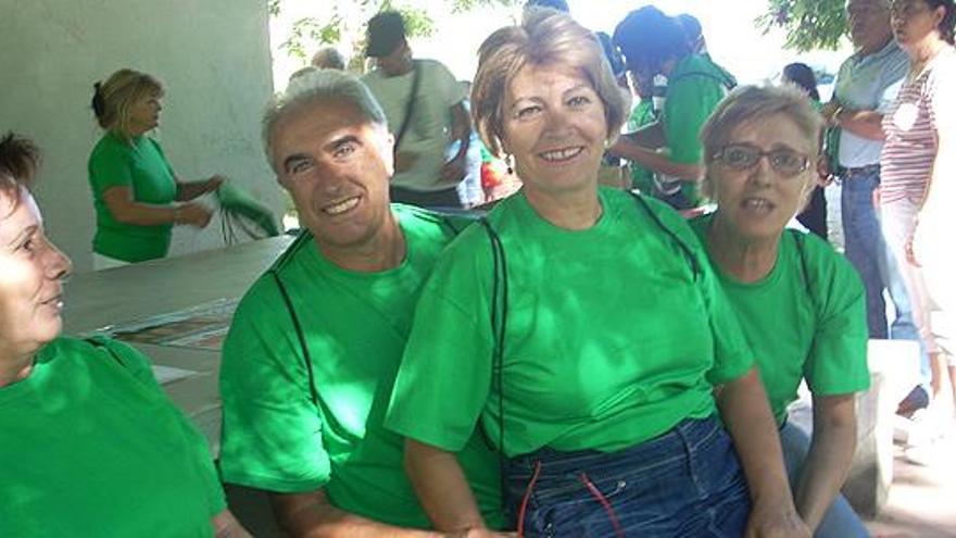 Las familias de acogida disfrutaron de la marcha un año más.