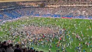 ?Locura en Cornell tras conseguir el Espanyol la permanencia en Primera!