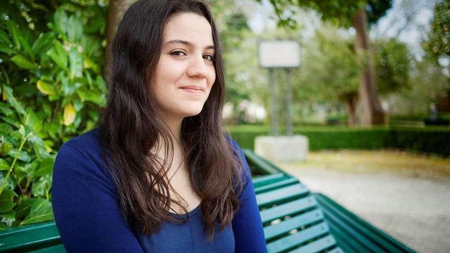 A cantante e compositora Alba María.